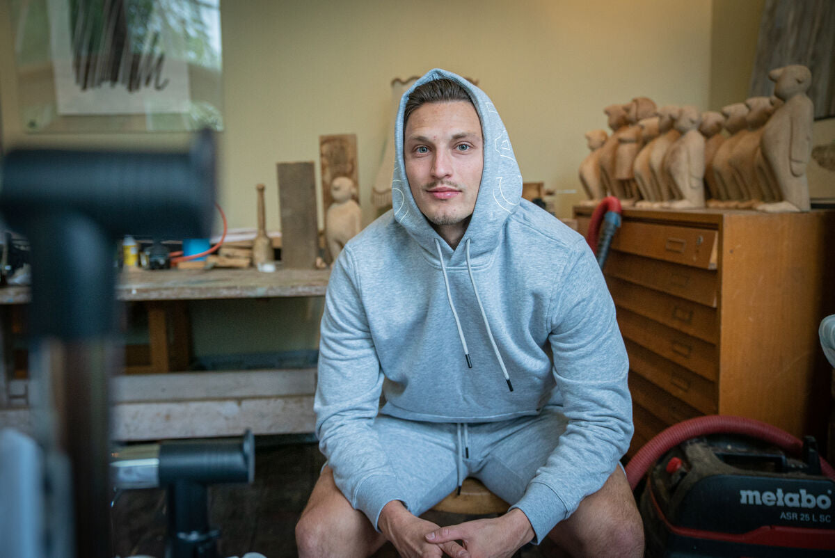Ultimate CALLE BO Loopback Hoody grey