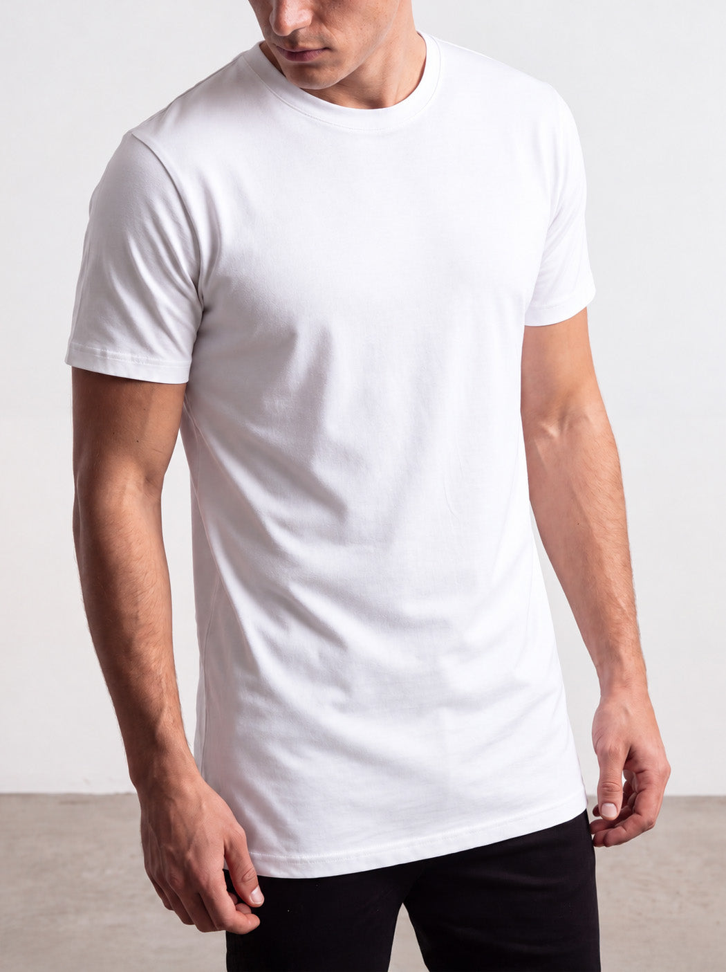 White Slim Fit T-shirt