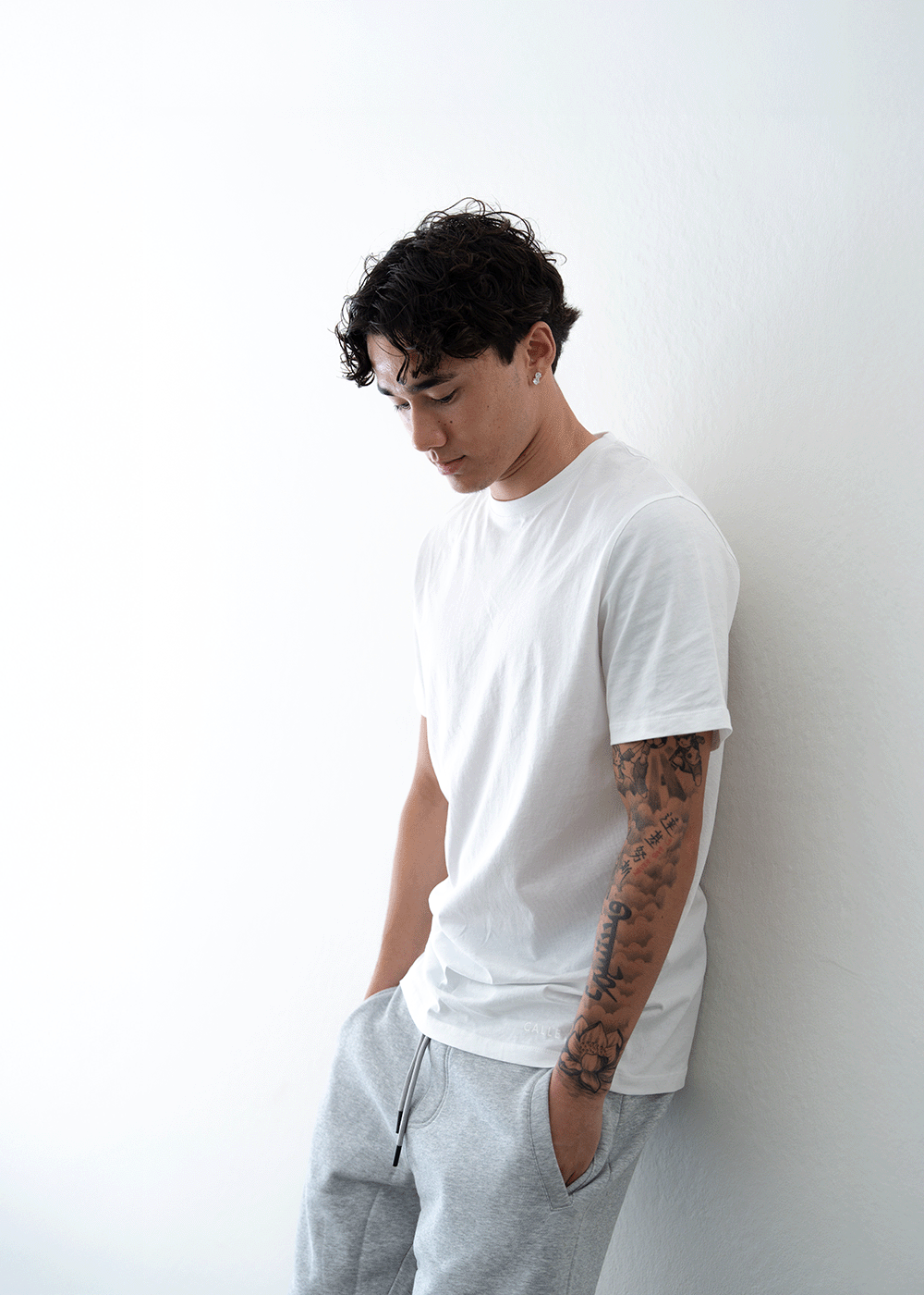 White Slim Fit T-shirt